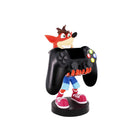 Exquisite Gaming - Crash Bandicoot: Trilogy Cable Guy support d'origine pour contrôleur et téléphone-Compatible avec tous les contrôleurs PlayStation, Xbox, Switch et console rétro