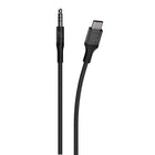 Câble Scosche STRIKELINE - Câble stéréo 3,5 mm pour appareils USC-C - Noir-Câble 3,5 mm vers port Lightning
