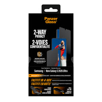 PanzerGlass - Protection d’écran de confidentialité UWF Galaxy S26 Ultra - Noir-Le verre de protection d'écran le plus résistant