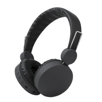 Basic Tech Écouteurs pliables sur l'oreille Bluetooth, pour enfants - Charbon-Autonomie de 6 heures