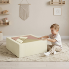 Qaba - Jouets d’escalade pour tout-petits 9 pièces avec jeu de tangram, housses lavables-Les pièces inspirées du tangram permettent de créer des parcours d’obstacles, des puzzles amusants et des jeux dans la piscine à balles
