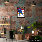 Auston Matthews Toronto Maple Leafs - Toile encadree - 22" x 31"-Sous licence officielle de la LNH et de l'AJLNH