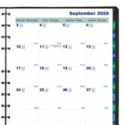 Blueline - 2026 Agenda mensuel MiracleBind 16 mois avec pages de notes rechargeables - 11 po x 9-1/16 po - Noir - Bilingue-Certifié sous le code de licence FSC : FSC C102682. Le Forest Stewardship Council permet aux entreprises et aux consommateurs de choisir des produits fabriqués avec des matériaux issus de forêts responsables, promouvant une gestion écologiquement appropriée, socialement bénéfique et économiquement viable des forêts du monde