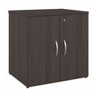 Bush Business Furniture - Studio C Armoire de rangement de bureau avec portes, gris tempête (SCS130SG)-La finition stratifiée thermofusionnée durable protège des rayures et des taches pour protéger l'armoire de rangement du bureau