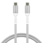 Dbramante1928 - Câble tressé de recharge USB-C vers USB-C - 4'-Le câble tressé USB-C vers USB-C offre une connexion rapide et fiable pour charger et synchroniser votre appareil