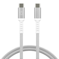 Dbramante1928 - Câble tressé de recharge USB-C vers USB-C - 4'-Le câble tressé USB-C vers USB-C offre une connexion rapide et fiable pour charger et synchroniser votre appareil