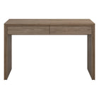 Hudson&Canal - Bureau Pembroke 48'' - Chêne gris vieilli-Fabriqué à partir de matériaux MDF robustes avec une finition grainée noire artisanale