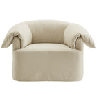 Modway - Lark Slipcover Tissu Grand fauteuil - Lin-7