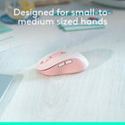 Logitech Signature M650 Souris Sans Fil - Rose-Améliorez Votre Confort : Cette souris offre de longues heures de confort grâce à une forme à contours, un placement doux pour le pouce et des côtés en caoutchouc pour que la main reste en place