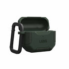 UAG - Étui Robuste Scout pour AirPods 3, Olive Drab-Accès facile au bouton d'appairage de l'appareil