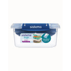 Sistema - Récipient de conservation alimentaire à emporter Stax - 1,15 L-Design compact empilable et emboîtable permettant d’utiliser efficacement l’espace