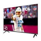 TCL - Téléviseur intelligent LED FHD 43" 60 Hz Classe S avec Roku TV-Design FullView sans cadre métallique