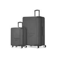 Reebok - Ensemble de Valise Rigide 2-Pieces de la collection Achievement - Noir-ABS léger et résistant