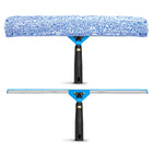 Gritt Commercial - Ensemble de nettoyage de vitres pivotant - Raclette de 18 po - Lave-vitres de 18 po-Nettoie les vitres en profondeur tout en douceur