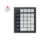 Keychron - Q0 Max Version Bouton Interrupteur interchangeable RGB rétroéclairé Pavé numérique - Interrupteur rouge - Noir-Conception compacte, ergonomique et boîtier entièrement en aluminium pour plus de durabilité, de stabilité et une sensation de frappe premium