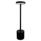 Xtricity - Lampe de table tactile LED portable Skylar - Noire-Corps de lampe en métal et acrylique pour une durabilité et un style moderne