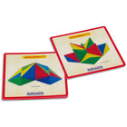 Popular Playthings - PPY415 Jeu de casse-tête magnétique Tri-Mags - 24 pièces-Comprend un livret de conception