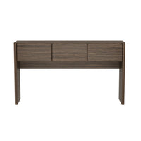 Manhattan Comfort - Console moderne Linda à 3 tiroirs - noyer brun-Console moderne pour entrée, salle à manger et salon