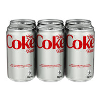 Coca-Cola - Coke Diète Cannettes, 222 mL, 6 Pack, 4 Sets-Apportez à la maison le goût croustillant et audacieux du Diet Coke.