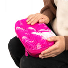 Zipit - Boîte à crayons à dessus silicone vagues – Rose-4