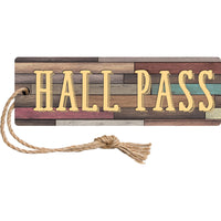 Teacher Created Resources - Home Sweet Class Pass magnétique pour salle de classe - Paquet de 6-Ces cols de salle inspirés du bois disposent d'un dos magnétique afin qu'ils puissent toujours être à portée de main.