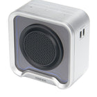 Edifier - Haut-parleur portable Ambient Light BT, étanche et antipoussière IP67, avec basses profondes et microphone intégré – Argent-Le QS20 est entièrement protégé contre la poussière et peut être immergé jusqu’à 1 mètre de profondeur pendant 30 minutes sans subir de dommages. Ne pesant que 327 g et doté d’une sangle pratique, il est parfait pour les aventures en plein air, les voyages ou une portabilité au quotidien