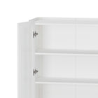 Manhattan Comfort - Ensemble de 2 armoires de décoration modernes Abbey 31,5 po - Blanc-Conception de plateau supérieur ajoutant fonctionnalité et sophistication à ce produit