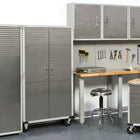 Seville Classics - Armoire de rangement roulante UltraHD - 36 po L x 18 po l x 72 po H - Granite-10