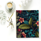 Blueline - Agenda Hebdomadaire/Mensuel 17 Mois D’Août À Décembre - 11 po H x 8 1/2 po l - Motif Floral - Anglais-Section contacts