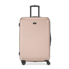 Bugatti - Grande valise rigide - Rose métallisé-Fabriqué à partir d'un mélange durable d'ABS et de composite de polycarbonate, parfait pour les voyageurs recherchant à la fois style et fonctionnalité