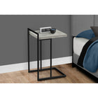 Monarch Specialties - 3631 Table D'Appoint - 25 po H/Faux Bois Gris/Metal Noir-3