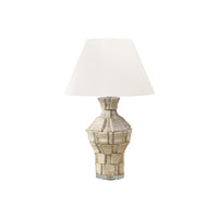 Monarch Specialties - Luminaire - 28 po H Lampe De Table - Résine Beige - Abat-Jour Ivoire / Crème - Contemporain - Moderne-Cette lampe de table contemporaine et élégante de 28 pouces de haut présente un corps en résine beige avec une finition texturée ressemblant à des morceaux de pierre, reposant sur une base en acrylique transparent et surmontée d'un abat-jour sophistiqué en tissu ivoire, parfait dans un salon, une chambre à coucher ou un bureau à domicile