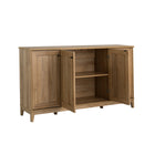 Prepac - Table console à portes 4 panneaux Yaletown 60 po avec rangement, buffet de rangement - Chêne naturel-8