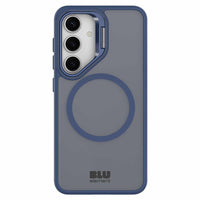 Blu Element - Coque Chromatic Kick Compatible MagSafe Galaxy S25+ - Bleu Marine-Compatible MagSafe