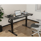 Uplite Cadre de Bureau électrique Assis-debout - Noir-Dimensions de cadre – Debout: 135cm(L) x 50cm(W) x 72cm(H)