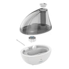 Pure Enrichment - MistAire Silver Brume fraîche ultrasonique Hum-Réglage de la lumière de nuit : Un réglage de veilleuse en option donne un effet apaisant pendant le sommeil