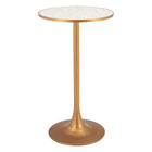 Zuo - Bite Table de bar - Beige/Or-Garantie limitée de 3 ans