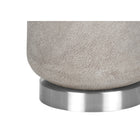 Monarch Specialties - Luminaire - 29 po H Lampe De Table - Résine Grise - Abat-Jour Ivoire / Crème - Moderne-Montage mineur requis avec des instructions illustrées incluses . fabriquée avec des matériaux durables, cette lampe est couverte par une garantie limitée de 2 ans contre les défauts du fabricant pour votre satisfaction