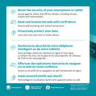 ESET - Mobile Security pour Android - 1 appareil , 1 an [Téléchargement]-Achats en ligne sécurisés : la protection des paiements en ligne garantit la sécurité de vos informations personnelles et financières lorsque vous effectuez des achats en ligne à l'aide d'un appareil mobile. Effectuez vos opérations bancaires en ligne en toute sécurité et protégez vos informations de carte de crédit en toute confiance.