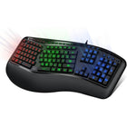 Adesso - Clavier ergonomique RGB USB - Disposition bilingue canadienne-Disposition bilingue canadienne anglais/français