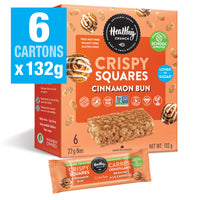 Healthy Crunch - Carrés croustillants pour gâteau d'anniversaire- 22 gr - Paquet de 36-Sans gluten