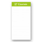 Blueline - 2025-2026 Calendrier Magnétique Frigobloc - 14 po x 13-1/2 po - Français-Inclus des listes pour les courses, des listes pour les tâches et des notes repositionnables de 54 copies chaque