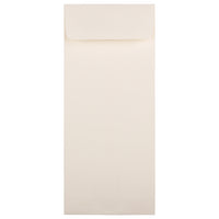 JAM Paper Enveloppes-pochette à fermeture gommée, papier vélin, 4 1/2 x 10 3/8 po, blanc naturel, 1000/pqt-Blanc naturel