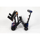 Monarch - Genie Scooter de mobilité pliable léger - bleu-Le cadre compact s’intègre plus facilement dans les coffres de véhicule et les espaces de rangement