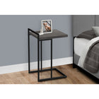 Monarch Specialties - 3634 Table D'Appoint - 25 po H/Gris/Metal Noir-3