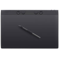 Wacom - Intuos Pro Large Bluetooth Tablette Graphique Graphique Professionnelle 2025 - noir-Le Pro Pen 3 offre une précision étonnante, 8192 niveaux de pression, un support d’inclinaison et un suivi sans décalage pour des traits fluides et précis ; Choisissez une prise mince, droite ou évasée, ajustez l’équilibre et la disposition des boutons pour plus de précision et de confort