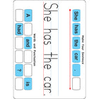 Ashley Productions - Smart Poly ASH12102 Ensemble de tuiles et tapis Touch-Stik Phonics - jeu de construction de phrases - 100 tuiles-Dites adieu aux cartes mémoire traditionnelles et adoptez une nouvelle approche pratique de l'éducation phonétique. Élevez le parcours d'apprentissage de votre enfant - commandez notre ensemble phonétique réutilisable Smart Poly dès aujourd'hui.