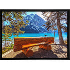 Banff National Park - Toile encadree - 31" x 22"-Impression d'art de haute qualité avec passe-partout et encadrement professionnel