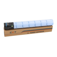 CET - Konica Minolta Bizhub C458/658/Develop ineo +458/+658/Olivetti d-Color MF-454/654 TN-514C/B1207 Cartouche de toner - Rendement Standard - Cyan-Couleur: Cyan