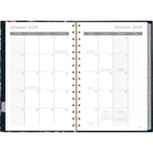 Mead - Agenda hebdomadaire/mensuel Caprice 2025 - 8-1/2 po H x 5 1/2 po l - multicolore - bilingue-Une semaine sur deux pages dispose d'un espace de planification pour chaque jour afin de noter des rappels detailles et des tâches à accomplir